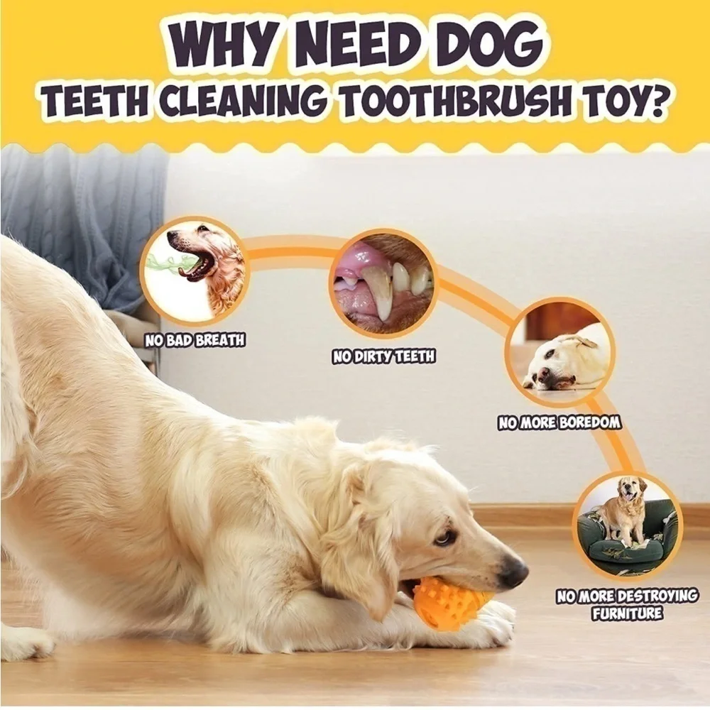 Brand New Dog Bundle of Teeth Cleaning Chew Toy, Toothbrushes, Nose & Paw Balm